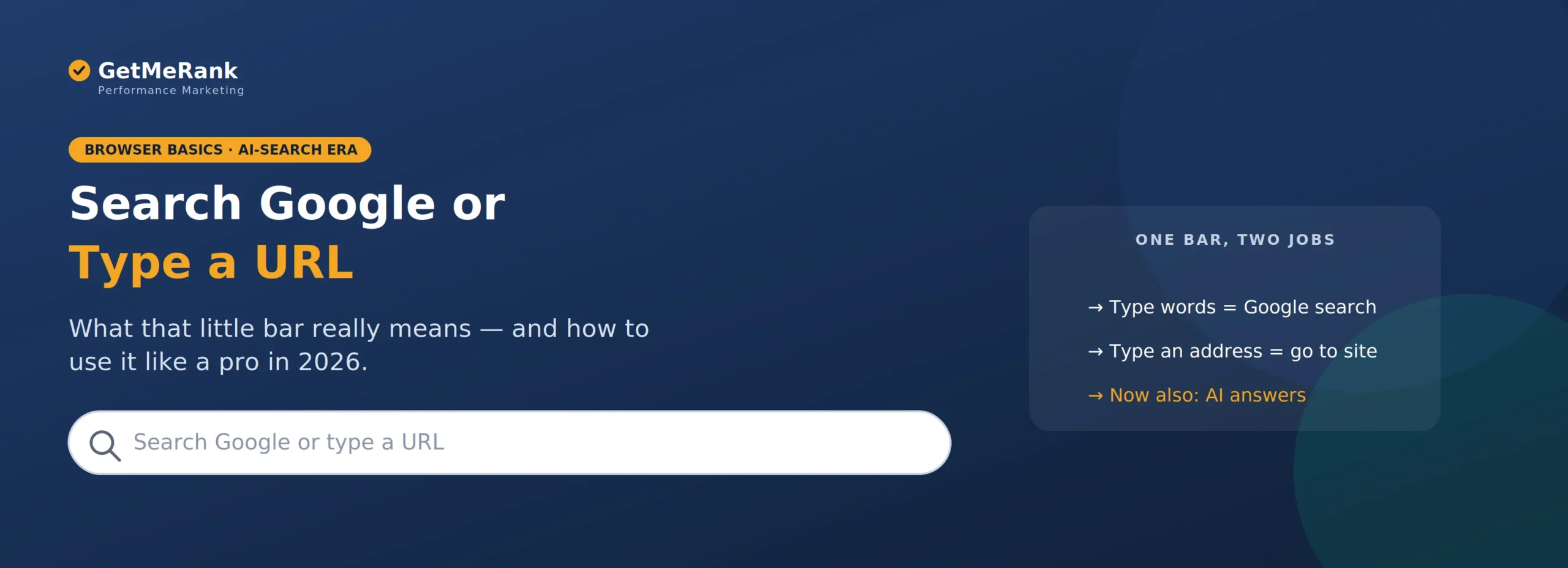 Search Google or Type a URL: Which Is the Better Way to Browse the Web?