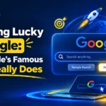 I'm Feeling Lucky on Google: What Google's Famous Button Really Does