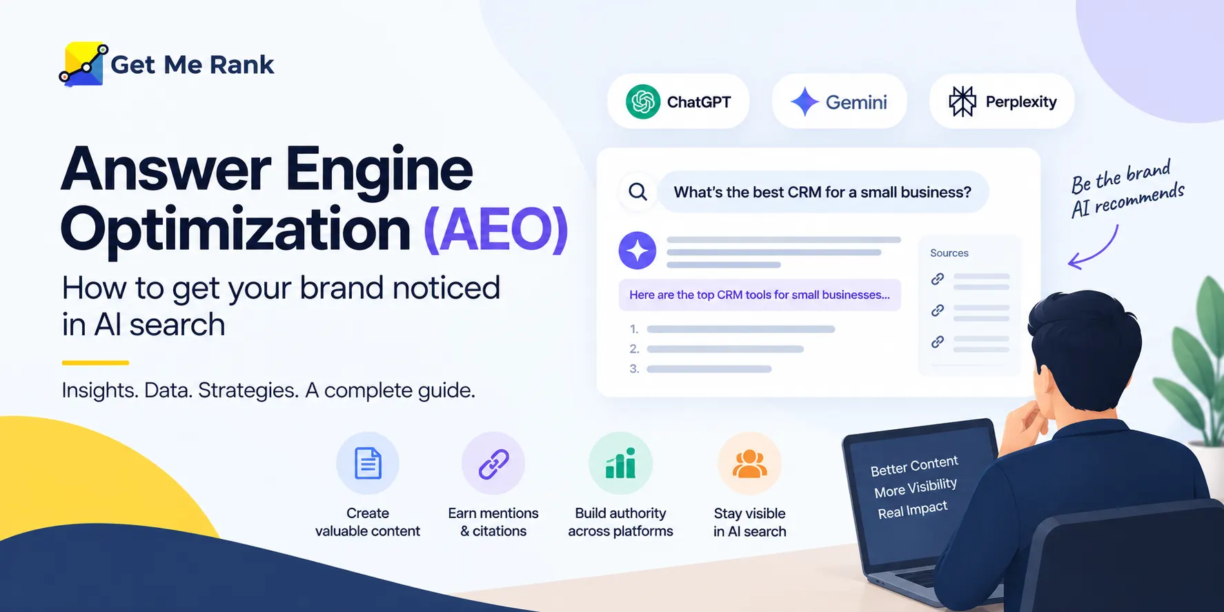 AEO Explained: What Actually Drives Brand Visibility in ChatGPT, Gemini & Perplexity