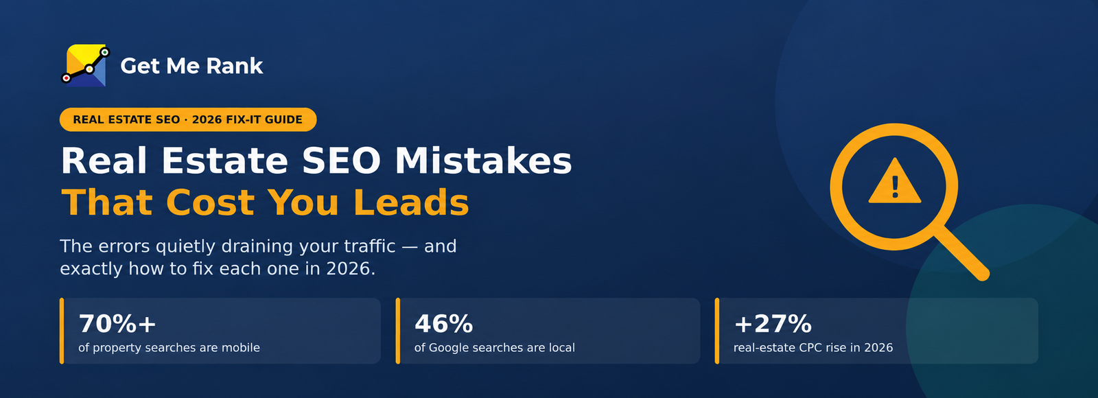 9 Real Estate SEO Mistakes Costing You Leads (and How to Fix Them)