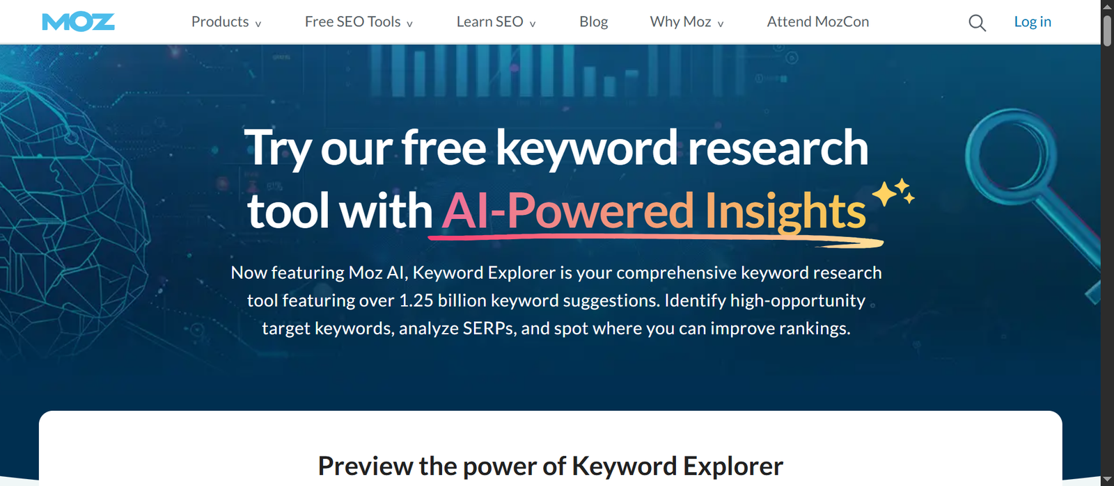 moz keyword reserach