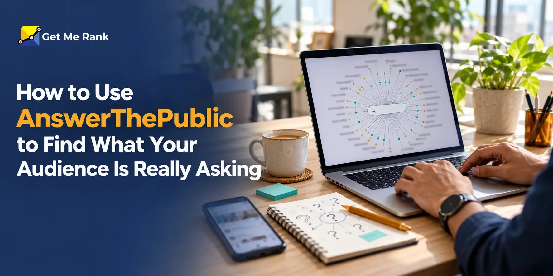 Feature image for the blog How to Use AnswerThePublic to Find What Your Audience Is Really Asking