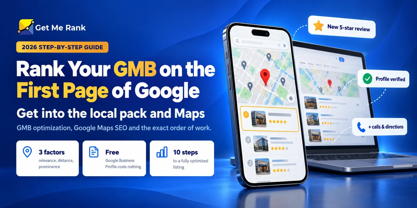 How to Rank GMB on the Google First Page: SEO Steps