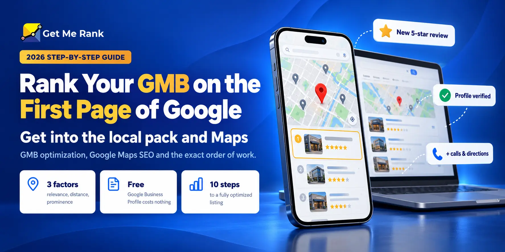 How to Rank Your GMB on the First Page of Google: SEO and GMB Steps That Work