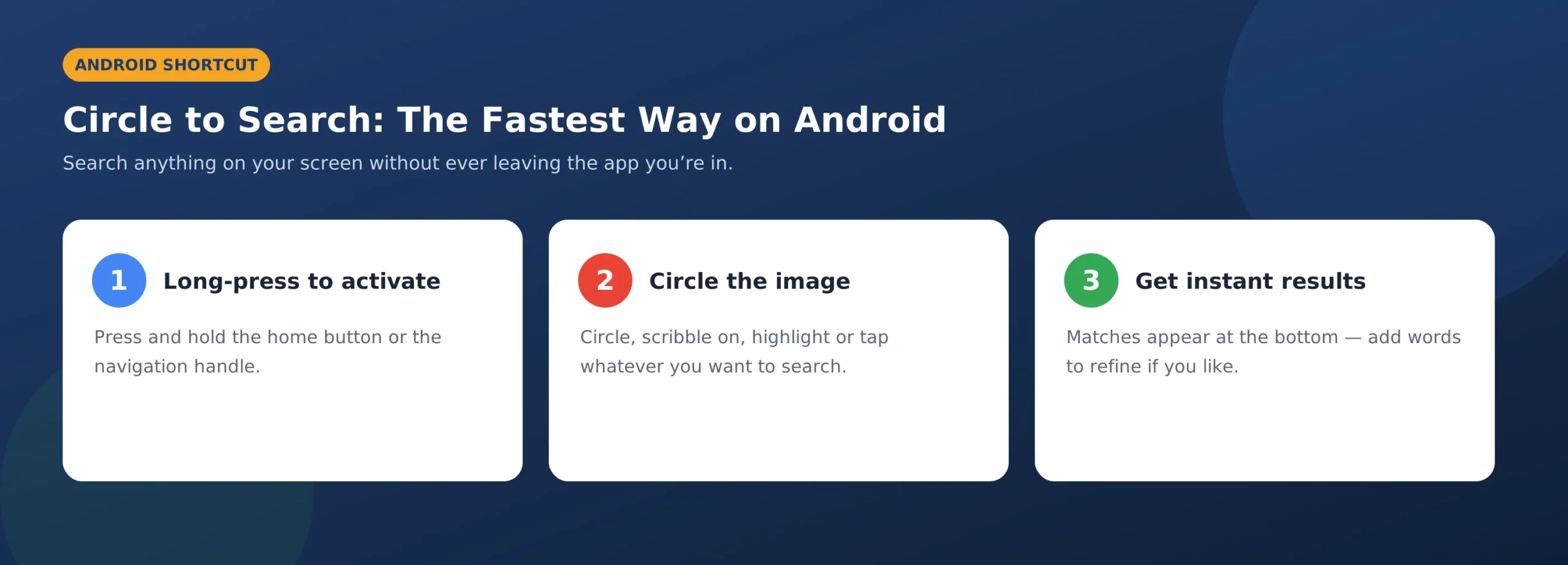 How to Google Search an Image on Android with Circle to Search